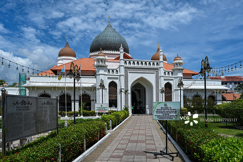 世界遗产马来西亚槟城乔治镇历史建筑图片素材