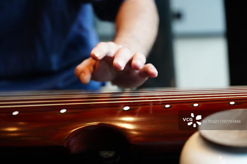 古琴 乐器 特写 镜头 七弦琴 传统文化图片素材