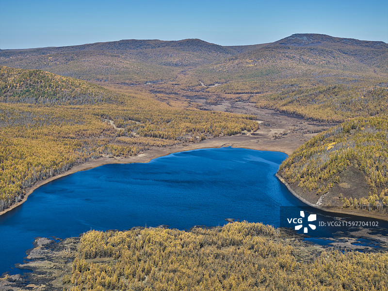 阿尔山公仙鹤湖图片素材