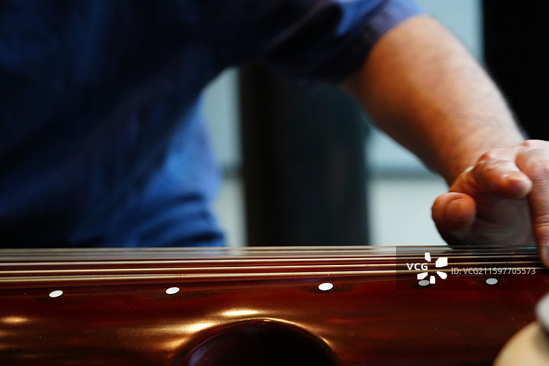 古琴 乐器 特写 镜头 七弦琴 传统文化图片素材