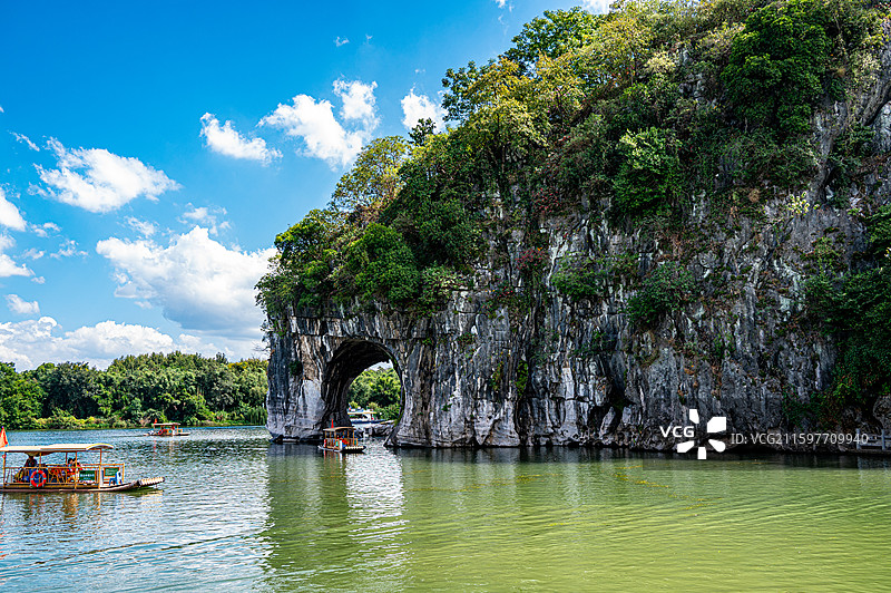 桂林逍遥楼、象鼻山景区、日月塔公园、穿山公园图片素材