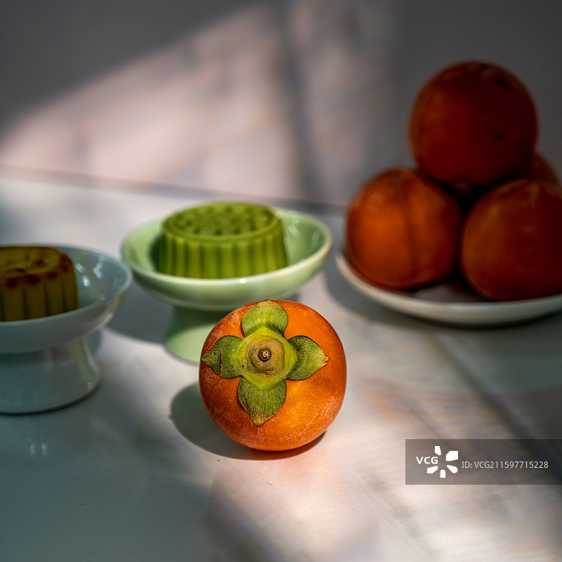 静物柿子图片素材