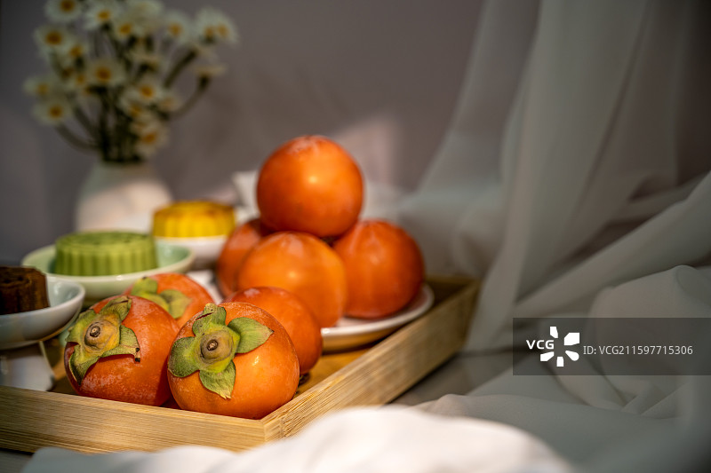 静物柿子图片素材