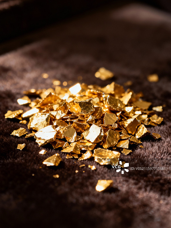 金沙碎金子碎黄金足金千足金纯金足金9999纯金图片素材