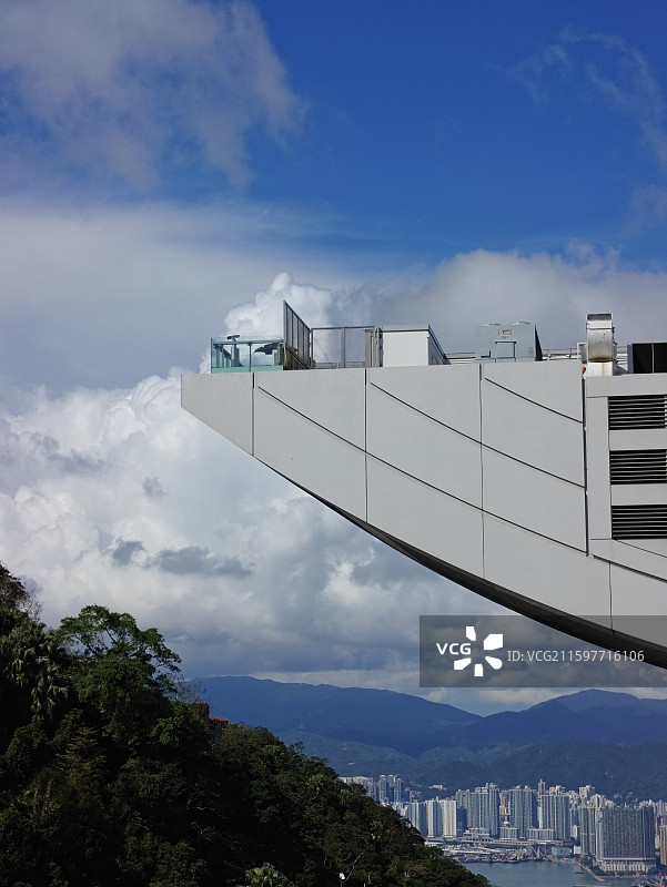 香港太平山顶凌霄阁摩天台图片素材