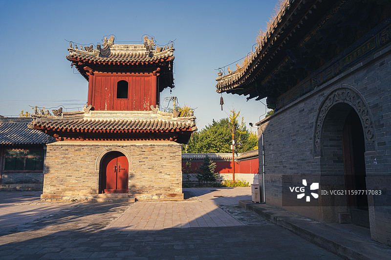 内蒙古赤峰喀喇沁旗灵悦寺钟楼图片素材