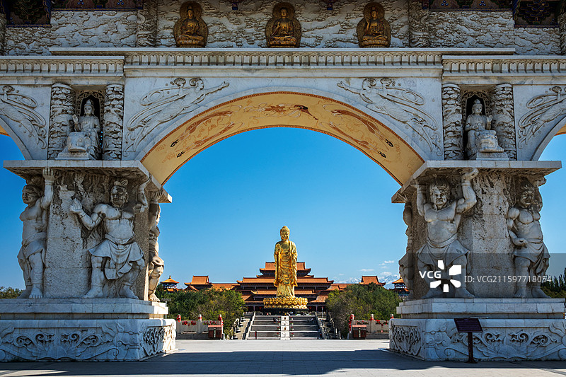 乌鲁木齐红光山大佛寺图片素材