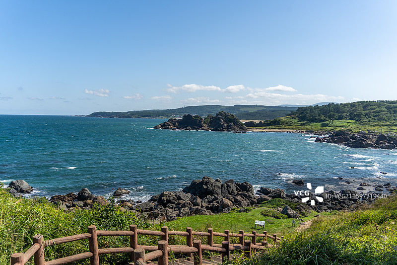 日本八户种差海岸图片素材