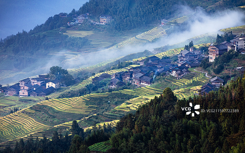 山里人家图片素材