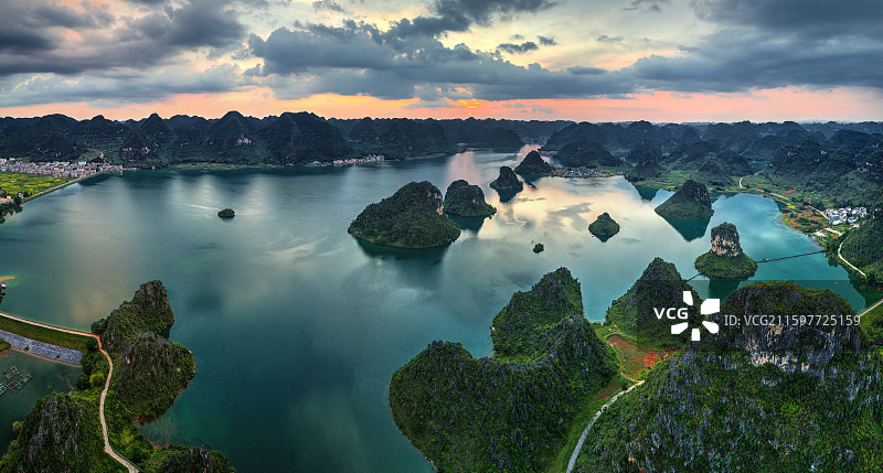 渠洋湖图片素材