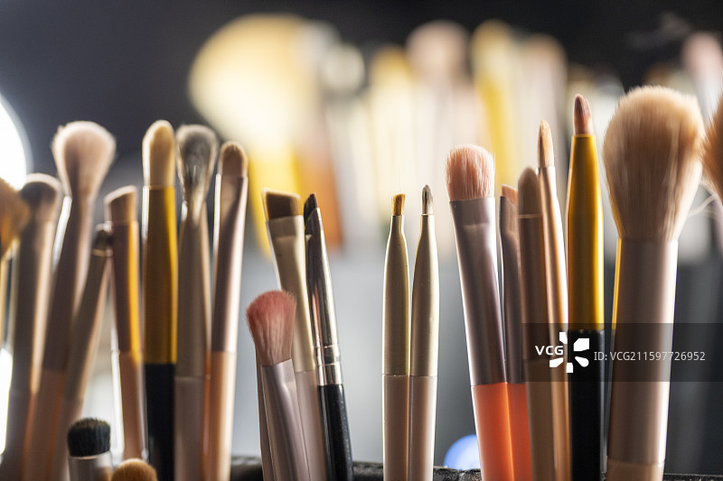 美妆美容化妆刷子套刷图片素材