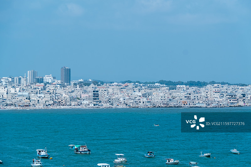 海边钓鱼图片素材