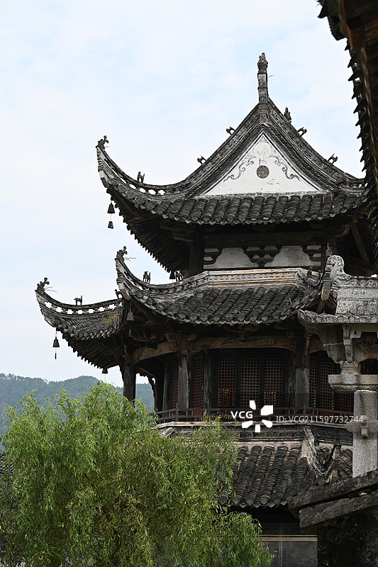 许村·古建筑·牌坊图片素材