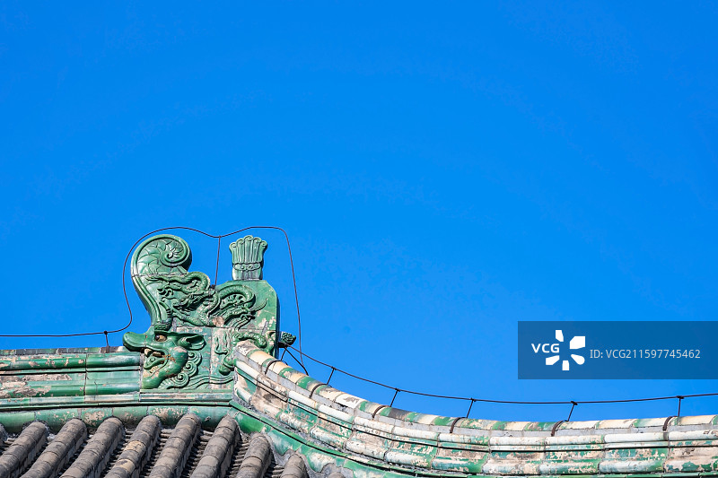 北京东岳庙（北京民俗博物馆）建筑风光图片素材