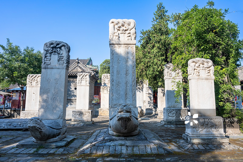 北京东岳庙（北京民俗博物馆）建筑风光图片素材
