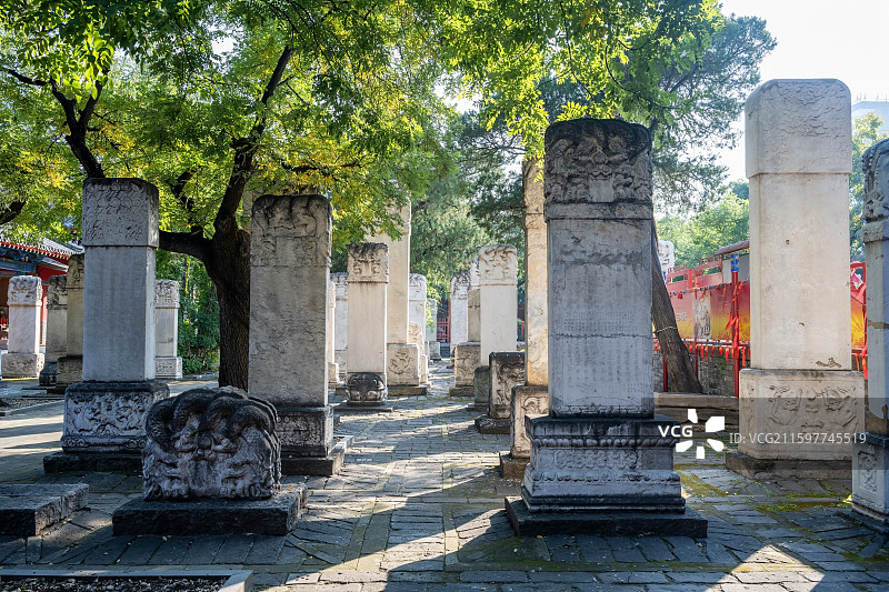 北京东岳庙（北京民俗博物馆）建筑风光图片素材