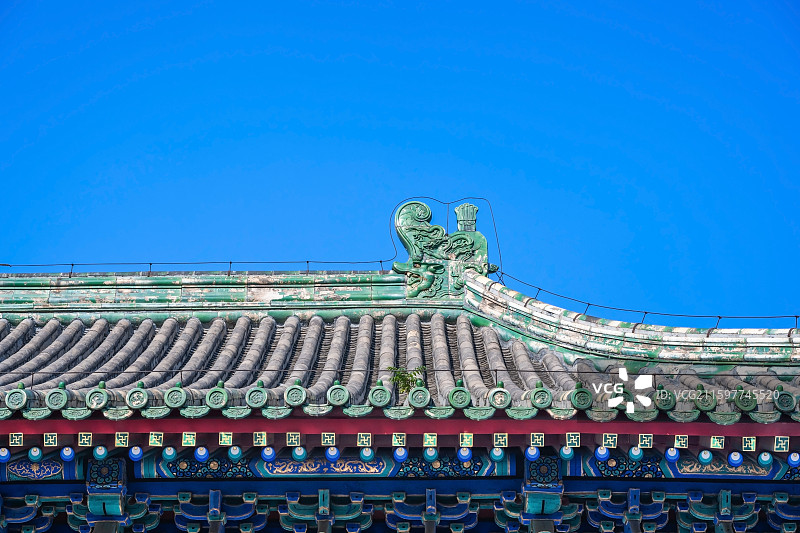 北京东岳庙（北京民俗博物馆）建筑风光图片素材