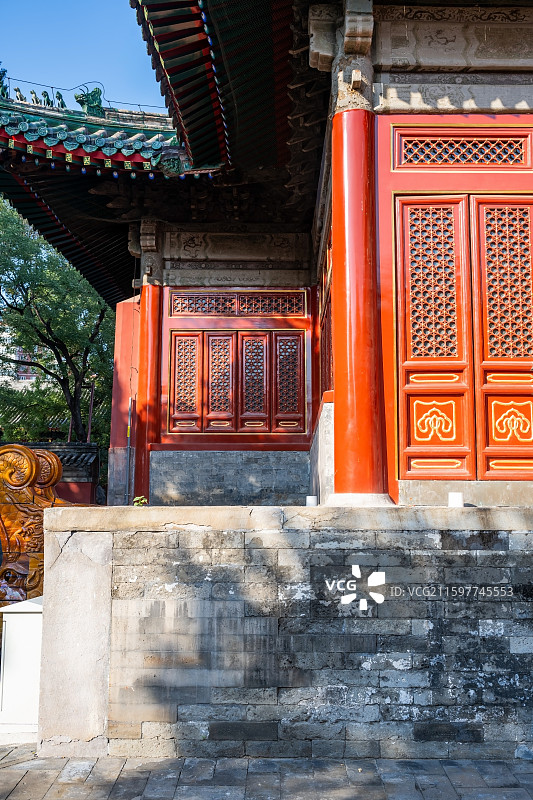 北京东岳庙（北京民俗博物馆）建筑风光图片素材