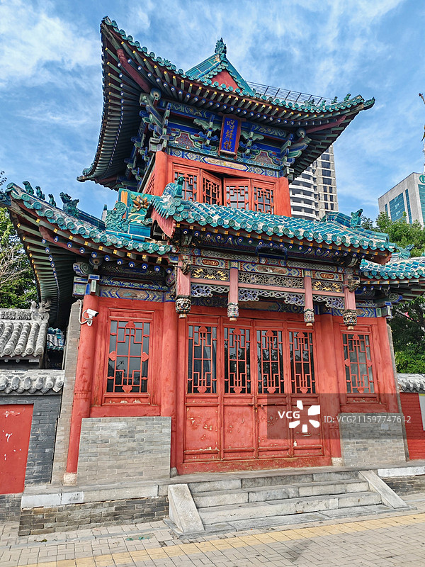 太原唱经楼图片素材