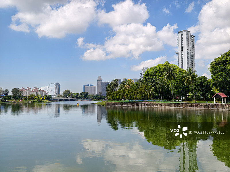 新加坡加冷河风光图片素材