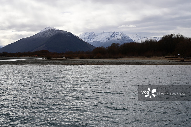 Glenorchy格林诺奇 瓦卡蒂普湖图片素材
