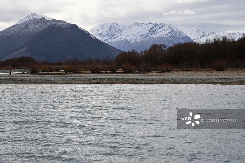 Glenorchy格林诺奇 瓦卡蒂普湖图片素材