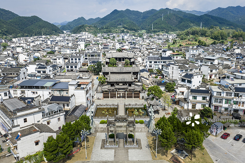 明代金紫祠安徽省黄山市徽州区潜口镇潜口村南首金銮殿皖南小故宫图片素材