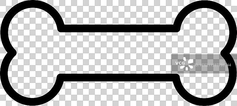 解剖学、医学和骨科的骨骼图标图片素材