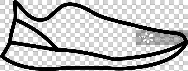 男鞋图标，适用于鞋类时尚零售店图片素材