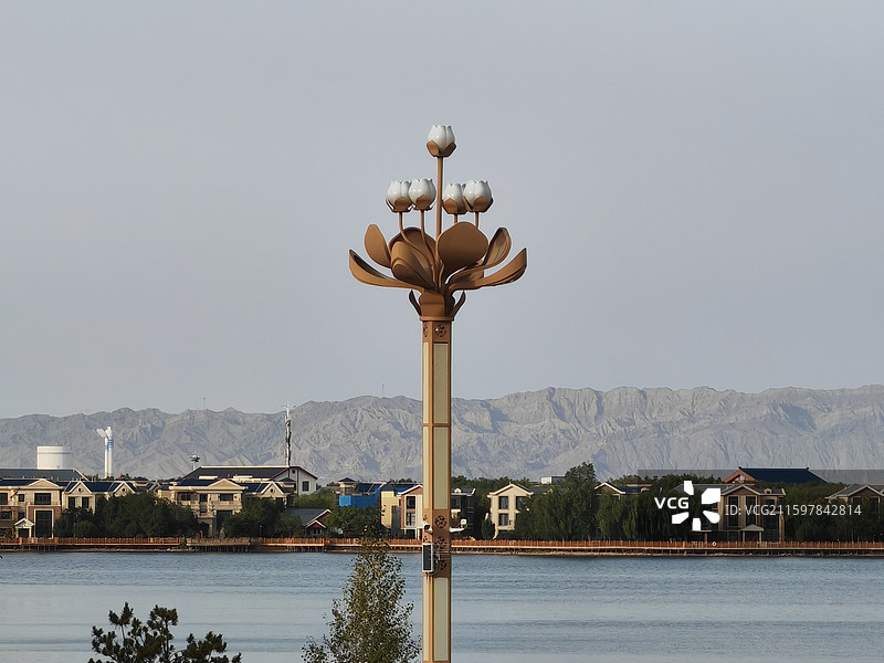 张掖市甘州区 滨河新区图片素材