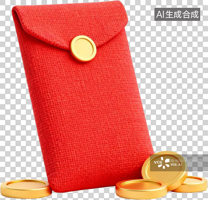 【AI数字艺术】金融互联网电商购物节红包金币3D卡通免抠元素图片素材