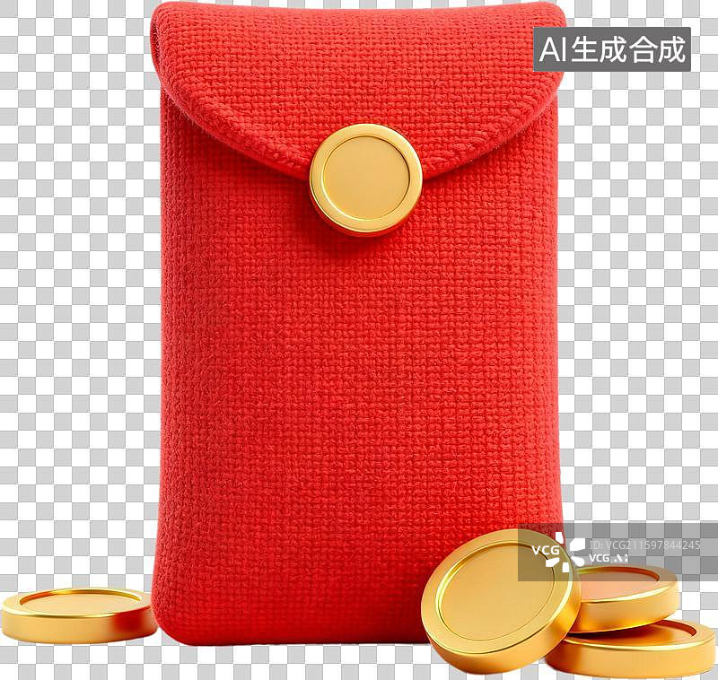 【AI数字艺术】金融互联网电商购物节红包金币3D卡通免抠元素图片素材