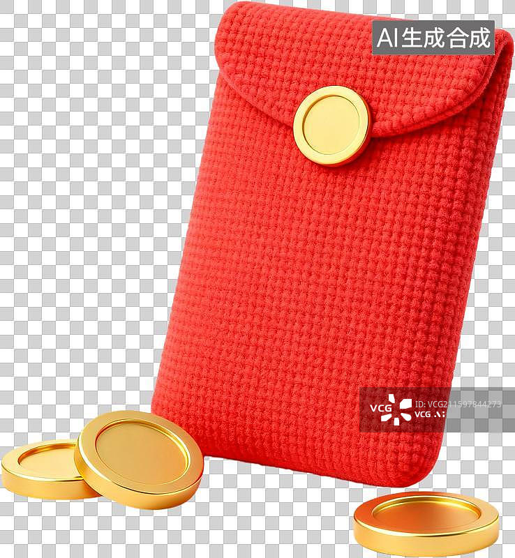 【AI数字艺术】金融互联网电商购物节红包金币3D卡通免抠元素图片素材