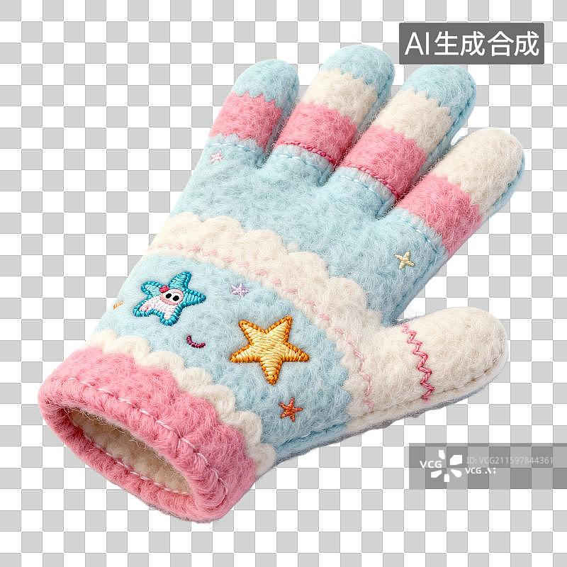 【AI数字艺术】可爱毛毡风格书包手套茶杯图片素材