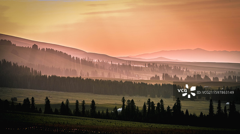 那拉提旅游风景区图片素材