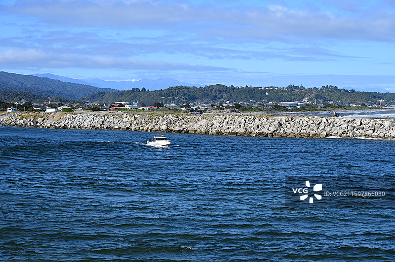 Greymouth格雷茅斯的海边 南半球图片素材