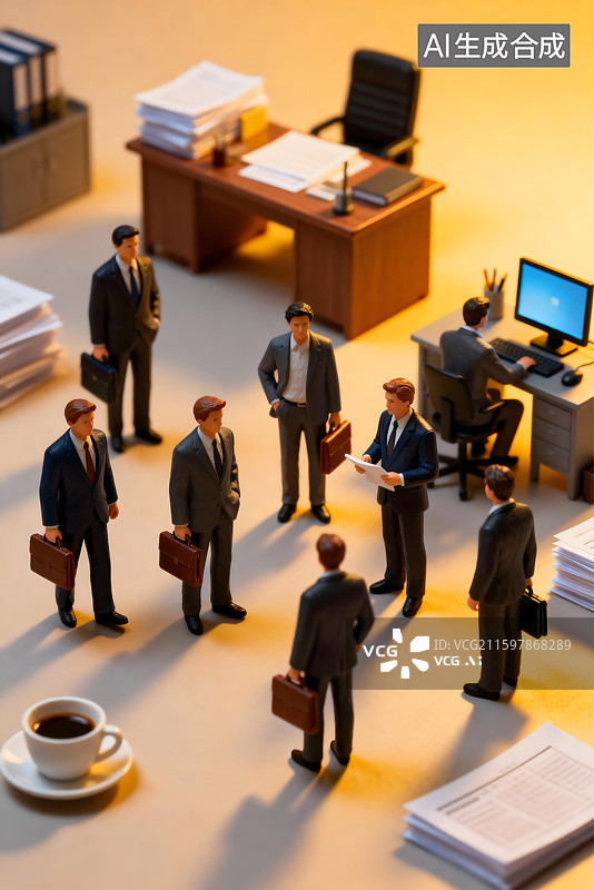 【AI数字艺术】商业精英 金融大亨图片素材