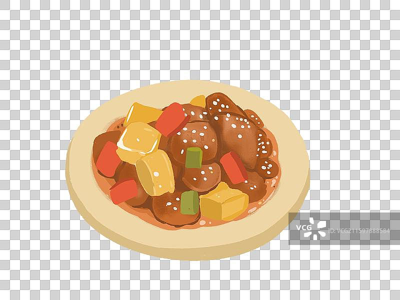 咕噜肉图片素材