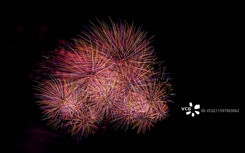 绚烂烟火图片素材