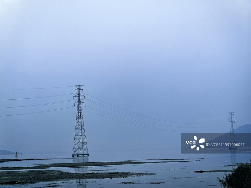 环太湖公路黄昏随拍纪实图片素材