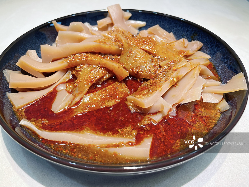 甘肃定西陇西特色小吃，陇西荞粉。图片素材