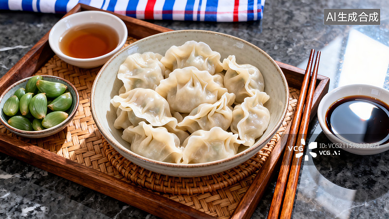 【AI数字艺术】中国传统美食，腊八蒜，腊八粥，腊月图片素材