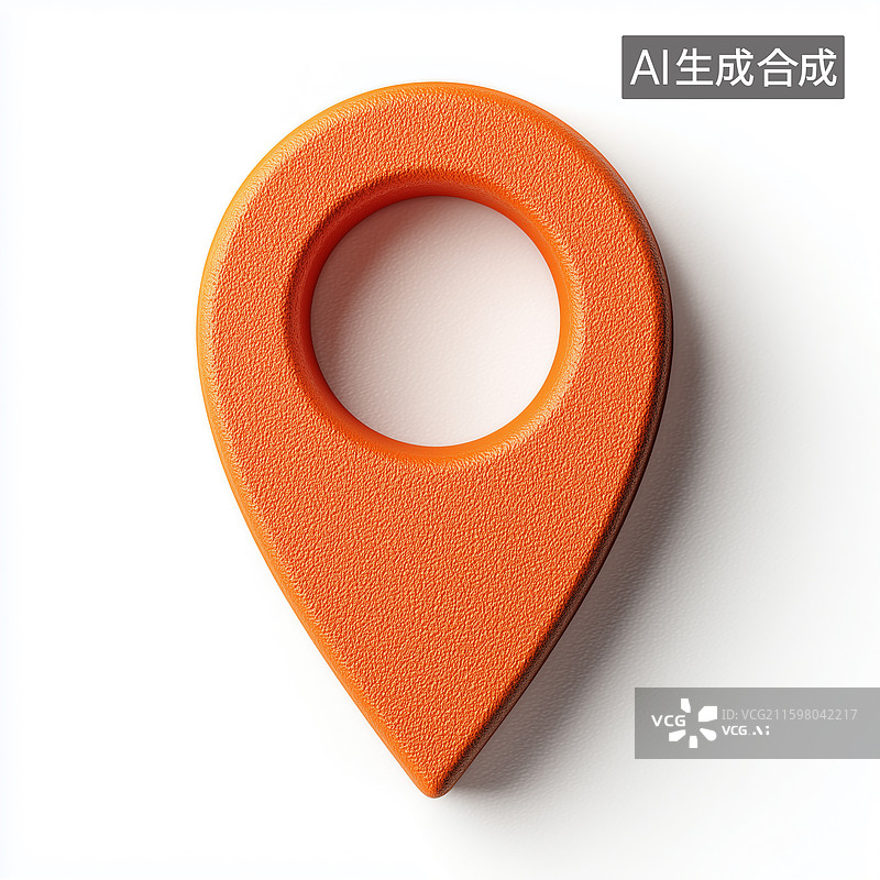 【AI数字艺术】位置图钉图标图片素材