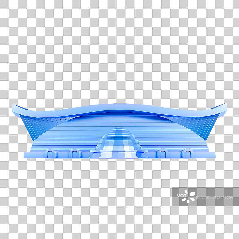 3D立体成都地标建筑成都新世纪环球中心图片素材