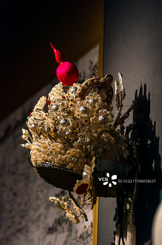 佛山市博物馆的粤剧物件展览图片素材