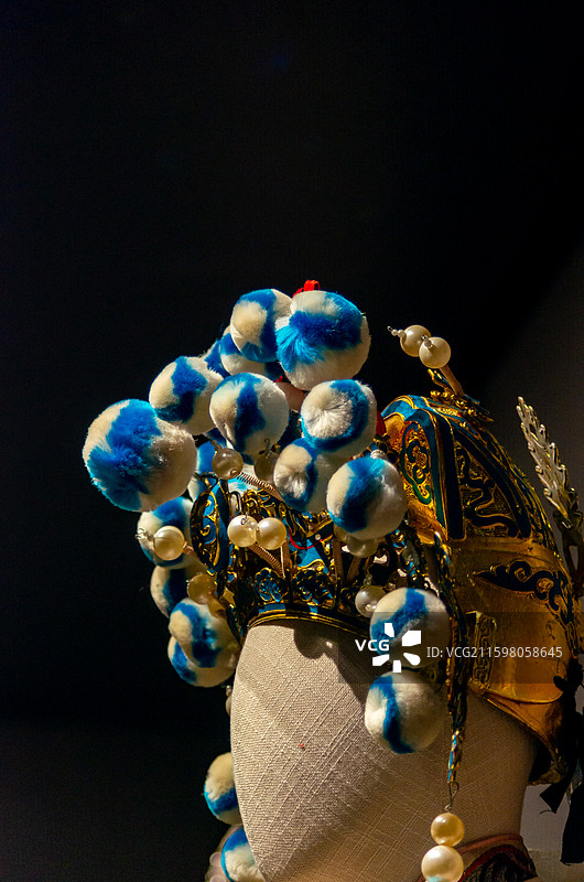 佛山市博物馆的粤剧物件展览图片素材