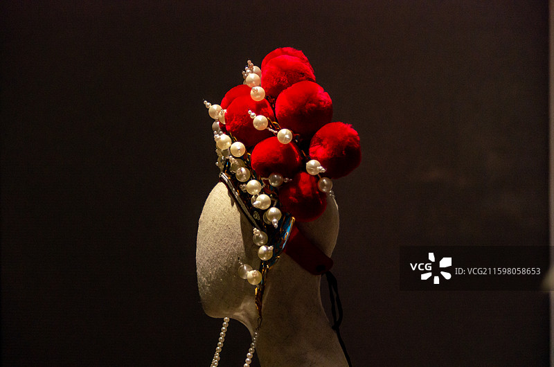 佛山市博物馆的粤剧物件展览图片素材