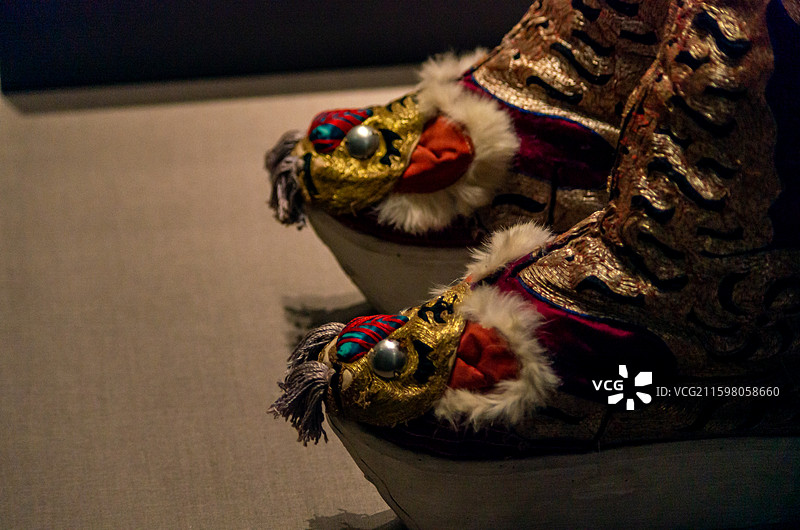 佛山市博物馆的粤剧物件展览图片素材