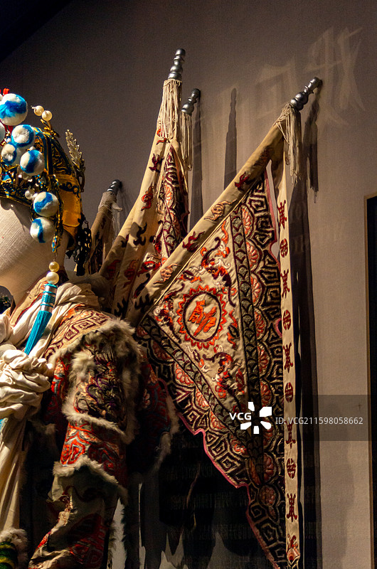 佛山市博物馆的粤剧物件展览图片素材