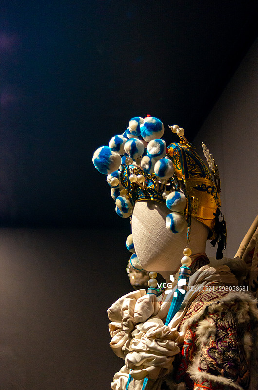 佛山市博物馆的粤剧物件展览图片素材